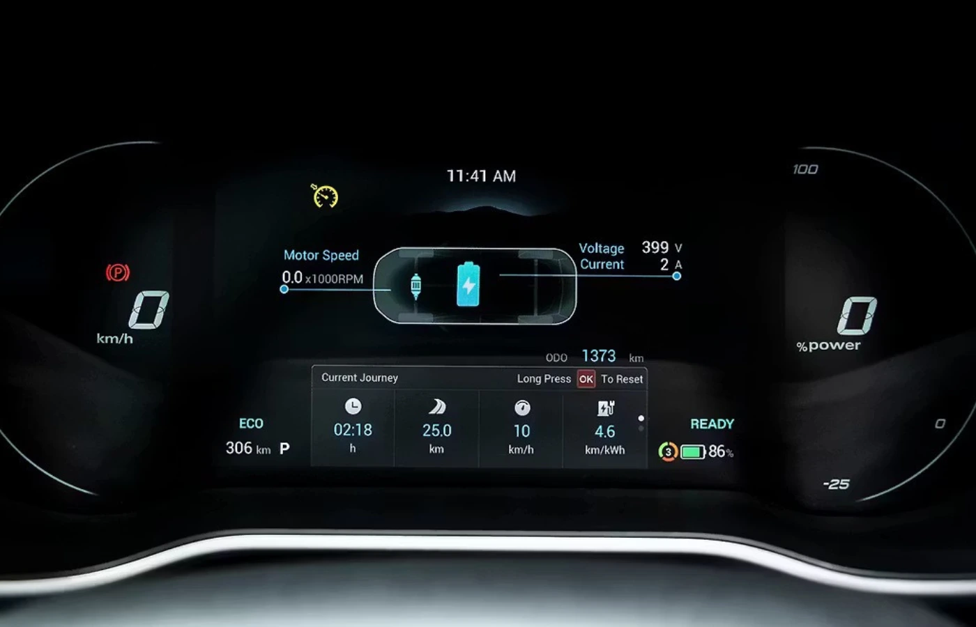 MG ZS EV real world range in India